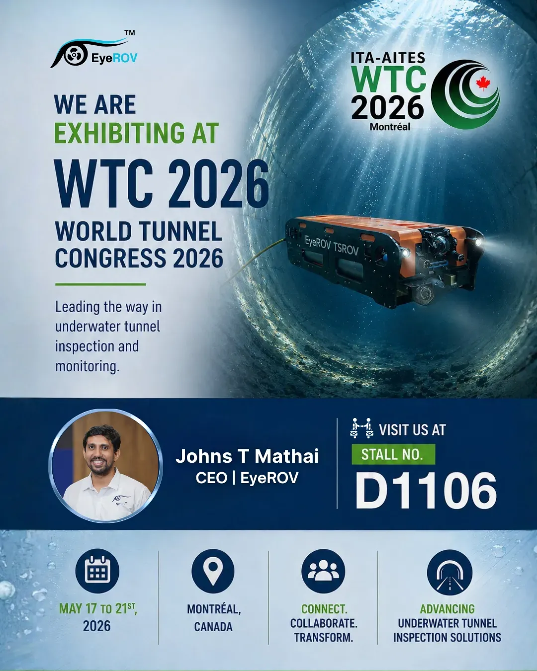 EyeROV at World Tunnel Congress 2026