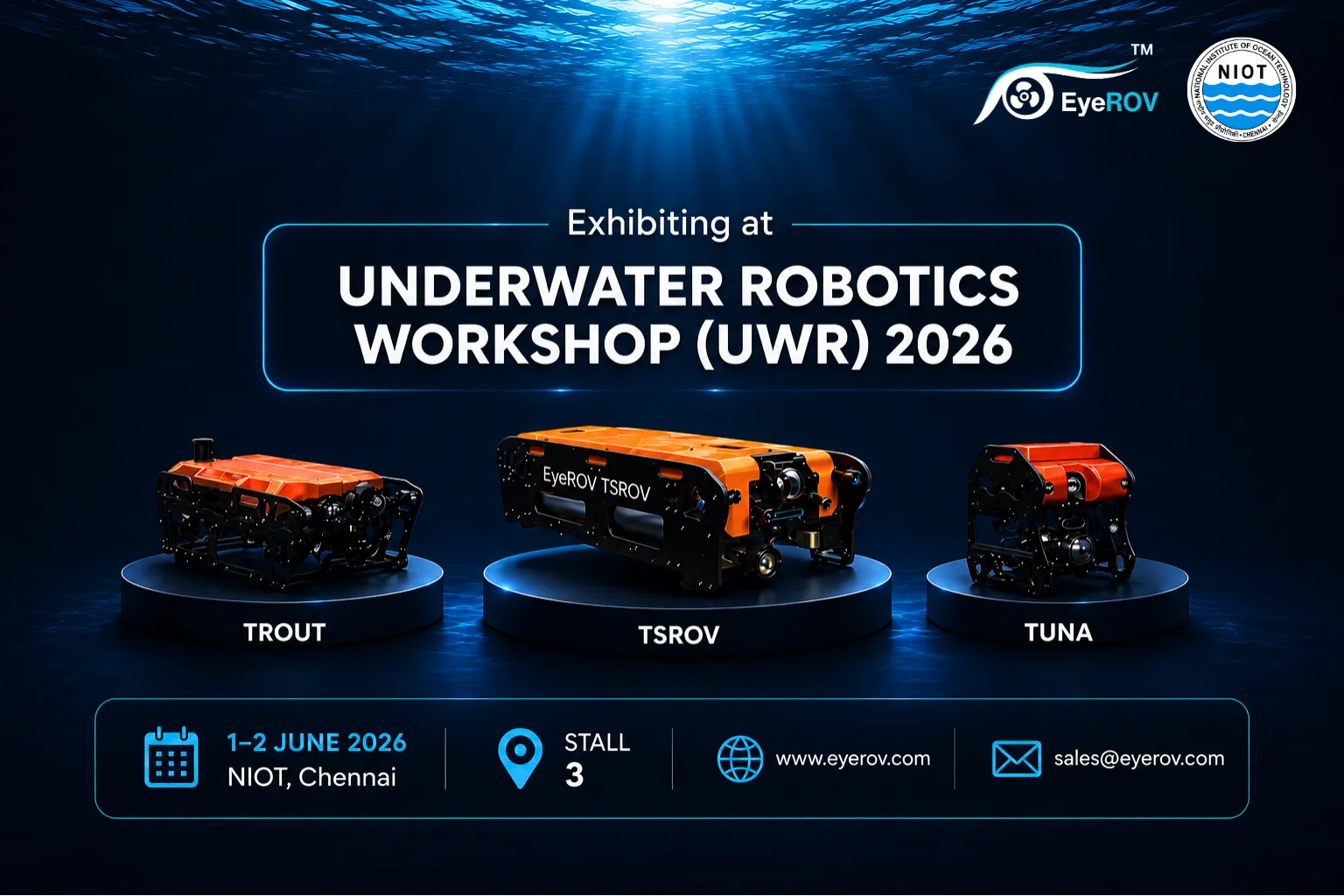 EyeROV at Underwater Robotics Workshop (UWR) 2026