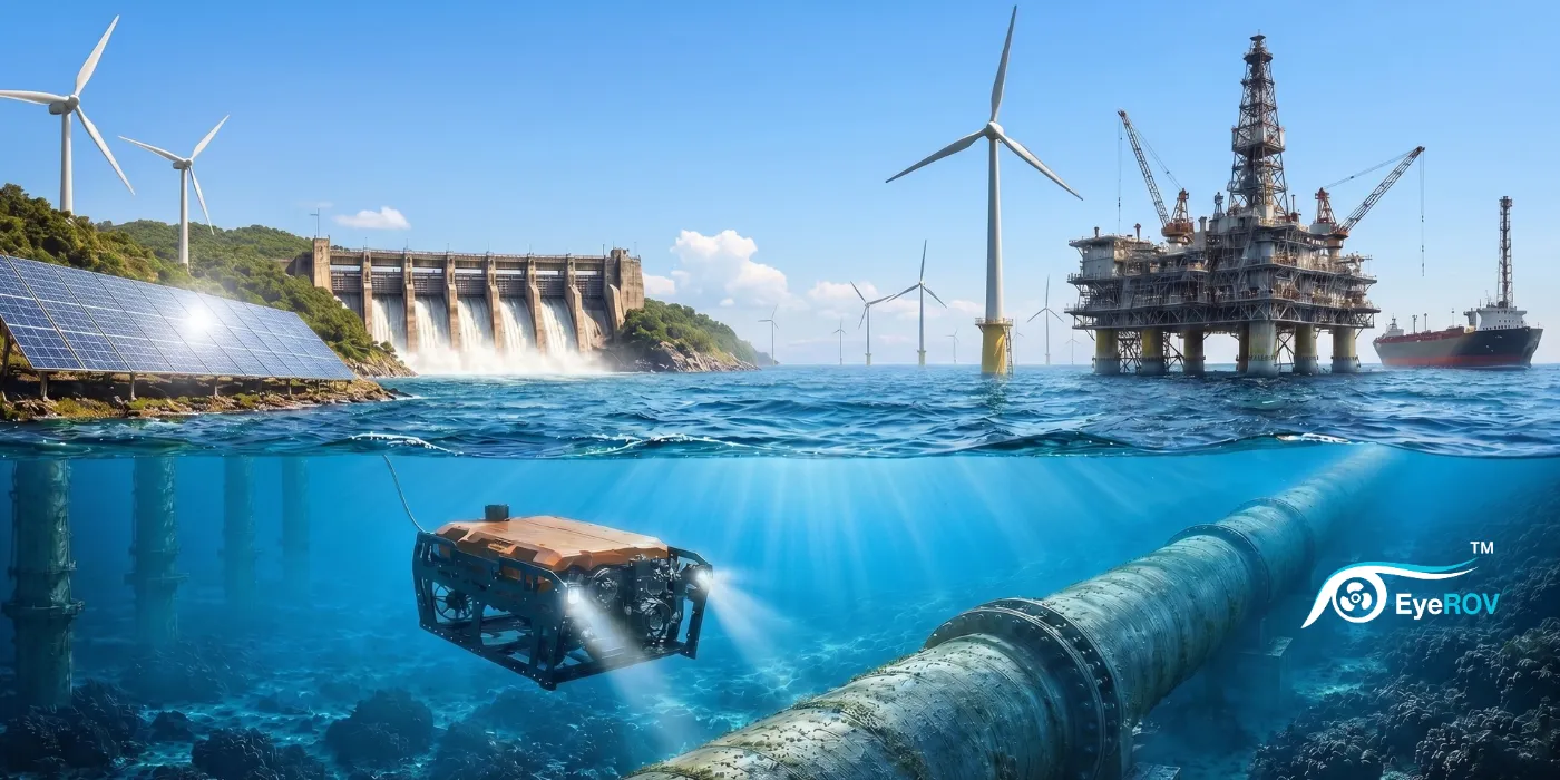 Energy Sources and the Critical Role of ROV Inspection Underwater