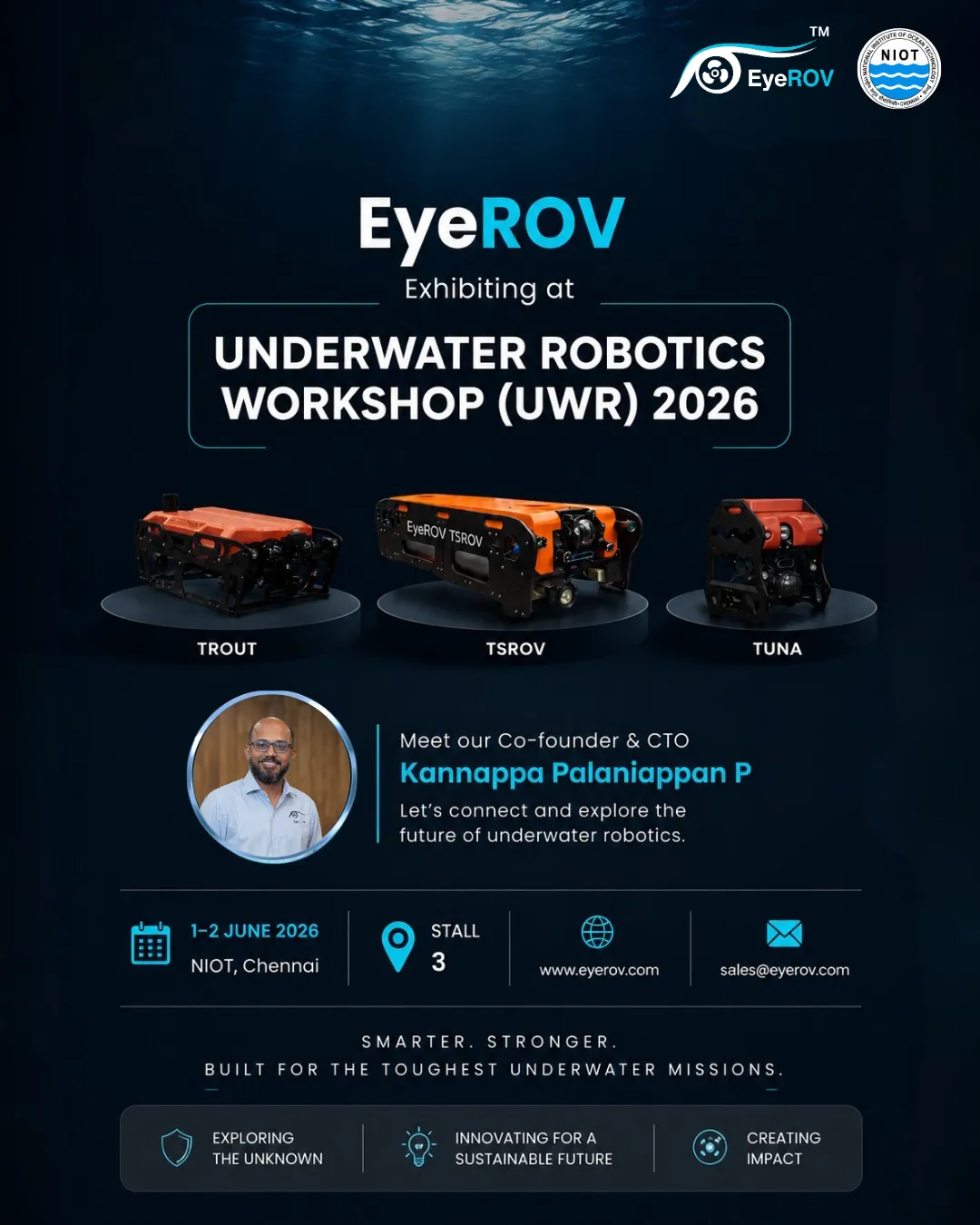 EyeROV at Underwater Robotics Workshop (UWR) 2026
