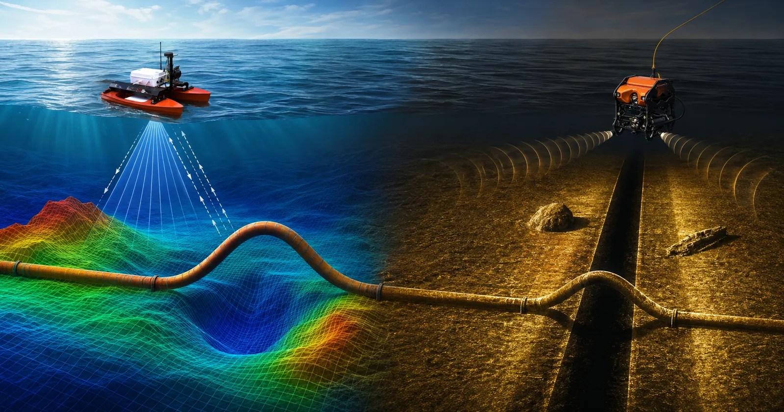 Multibeam Bathymetry vs. Side Scan Sonar: Pipeline Guide