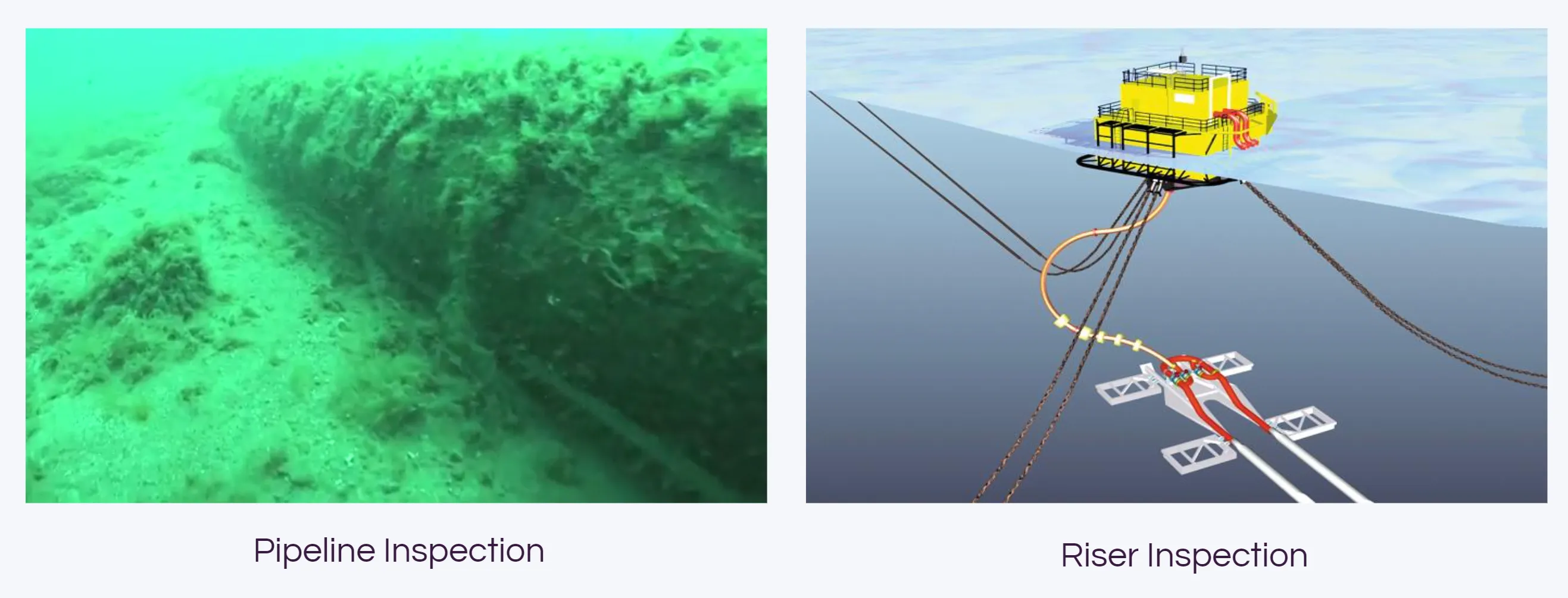 EyeROV Oil-Gas Inspection Types