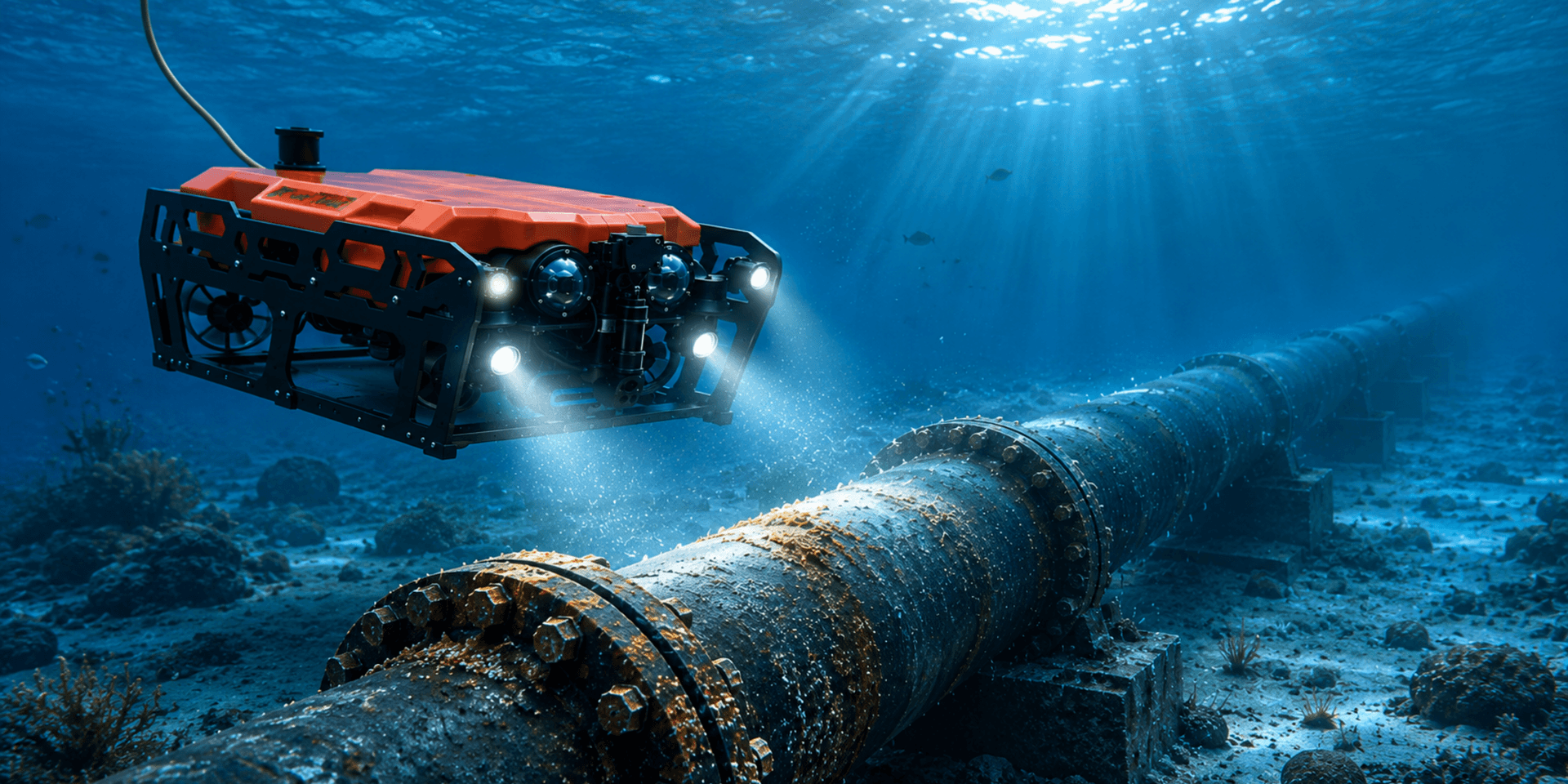 Underwater Pipeline Inspection with ROVs